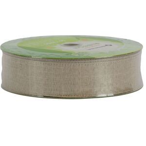 Member's Mark Premium Wired Ribbon 50 Yards 1-1/2 in Width, Tan